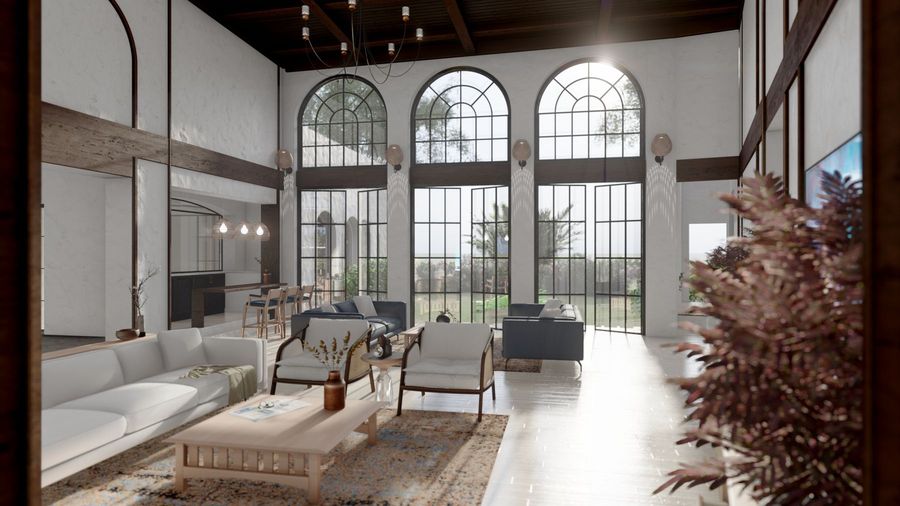 Phase 1 interiors, rendering